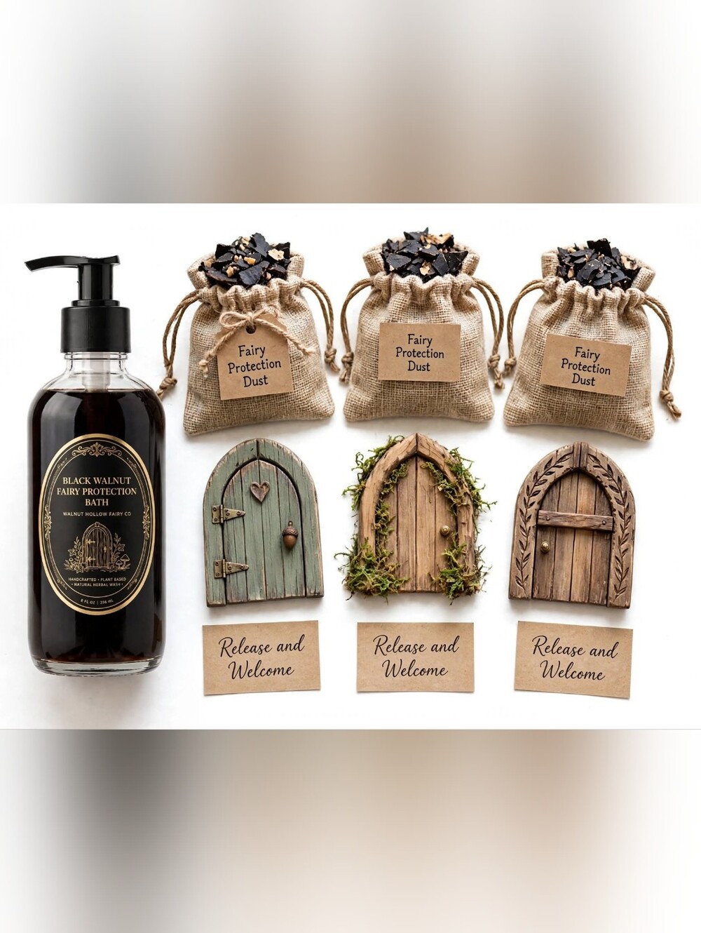 Protection Bundle | Black Walnut Fairy House Wash Bundle Kit